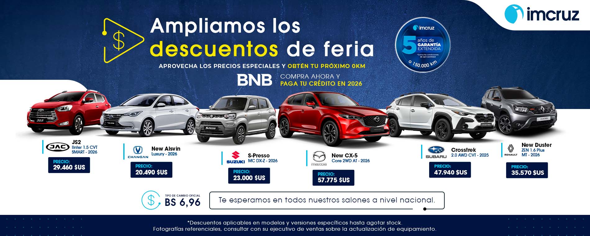 Ampliamos los descuentos de feria